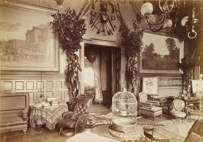 The Saloon, Sandringham, 1882. [Royal Residences 1. ]