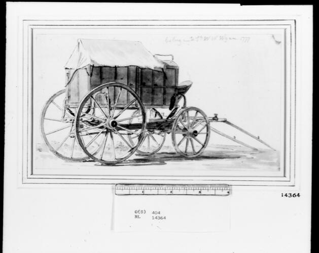 A wagon belonging to Sir Watkin Williams-Wynn