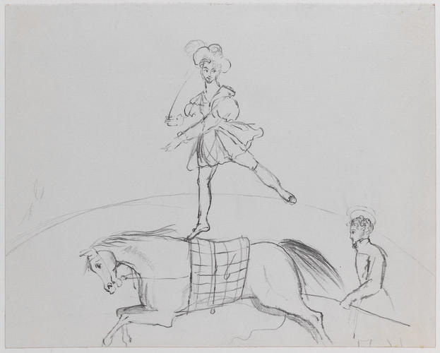 Master: PRINCESS VICTORIA SKETCHES 1
Item: Scene from an equestrian circus