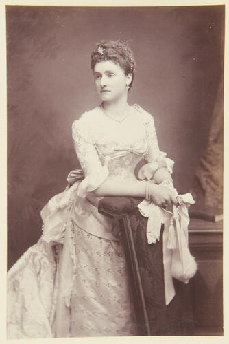 The Hon. Maud Okeover, 1886. [Album: Photographic Portraits Vol. 5/63 1875-1889]