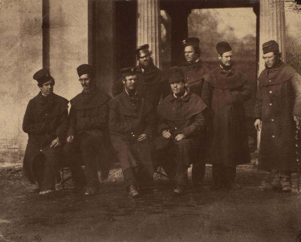 Wounded Grenadier Guards who served in the Crimean War