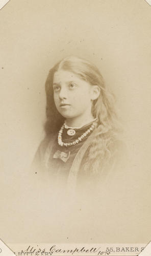 Miss Campbell. [Photographs, English Portraits. Volume 70. ]