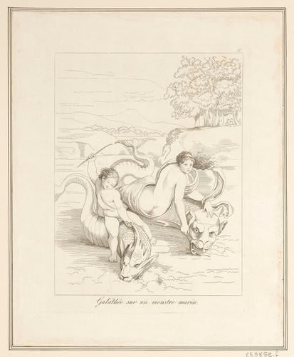 Master: Decoration of Cardinal Bibbiena's stufetta in the Vatican
Item: Venus riding on a sea monster Master: Decoration of Cardinal Bibbiena's stufetta in the Vatican
Item: Venus riding on a sea monster