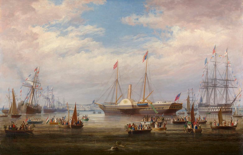 Queen Victoria's Arrival in Cork Harbour, 3 August 1849