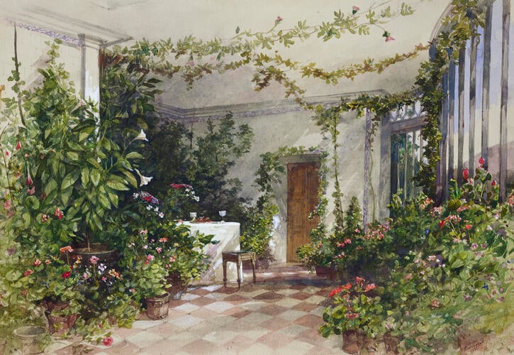 Balmoral: Interior of the conservatory