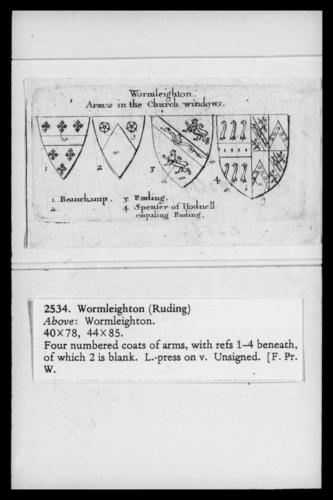 Wormleighton (Ruding family) Wormleighton (Ruding family)