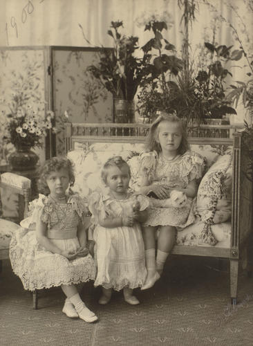 Grand Duchesses Olga Nikolaevna, Tatiana Nikolaevna and Maria Nikolaevna