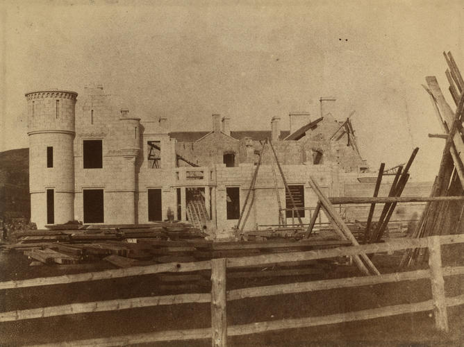 New House. Balmoral. Spring 1854