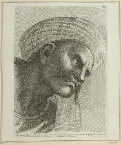 Master: Set of twenty-four heads from 'The School of Athens'
Item: Head of a man wearing a turban [from 'The School of Athens']