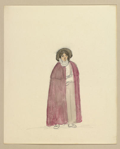 Master: Princess Victoria's folder of sketches
Item: Portrait of a woman