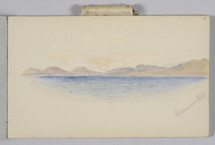 Master: Queen Alexandra's Sketch Book, 1884 - 1886
Item: Albanian Coast