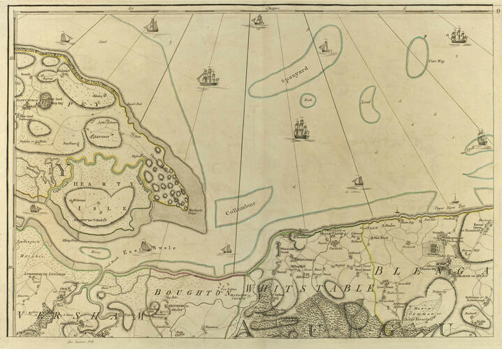 A TOPOGRAPHICAL MAP OF THE COUNTY OF KENT IN TWENTY FIVE SHEETS ON A SCALE OF TWO INCHES TO A MILE, FROM AN ACTUAL SURVEY. .