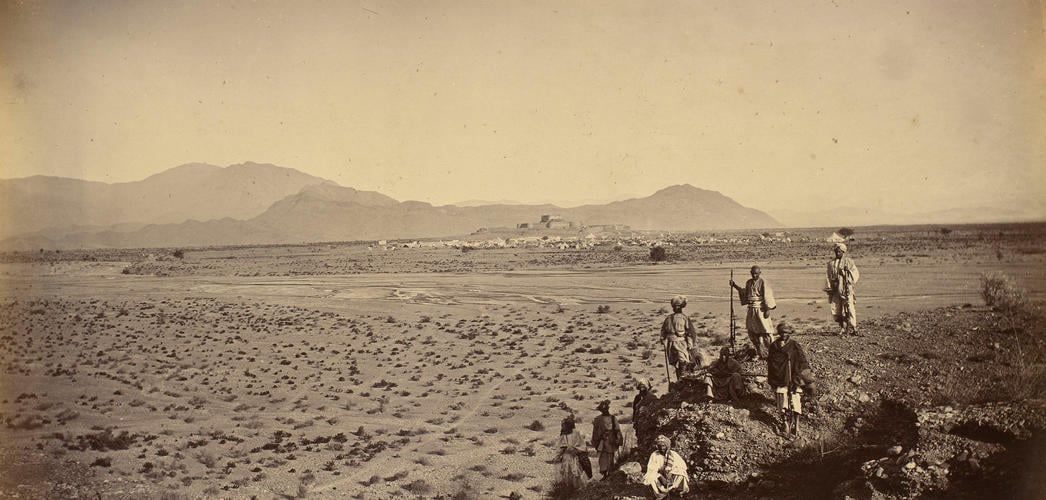 Jamrud Fort, looking towards the Khyber Pass Jamrud Fort, looking towards the Khyber Pass