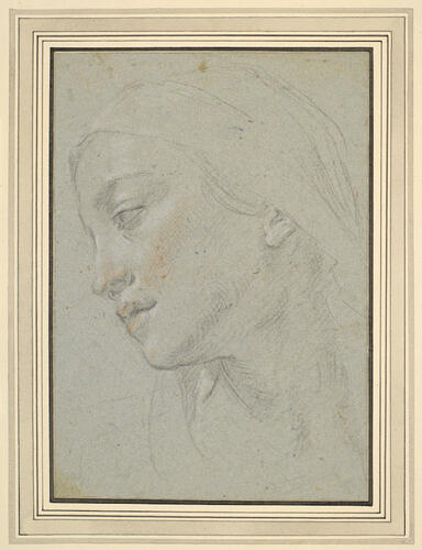 The head of a woman The head of a woman