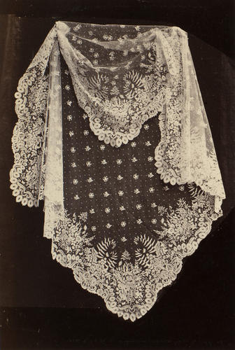 The veil worn by Princess Louise (1848-1939) at her marriage The veil worn by Princess Louise (1848-1939) at her marriage
