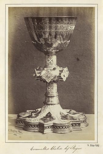'Enamelled Chalice by Pugin' 'Enamelled Chalice by Pugin'