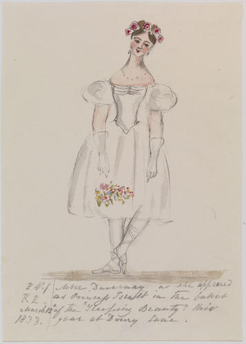 Master: PRINCESS VICTORIA SKETCHES 1
Item: Mlle Duvernay as she appeared as Princess Iseult in the ballet of the 