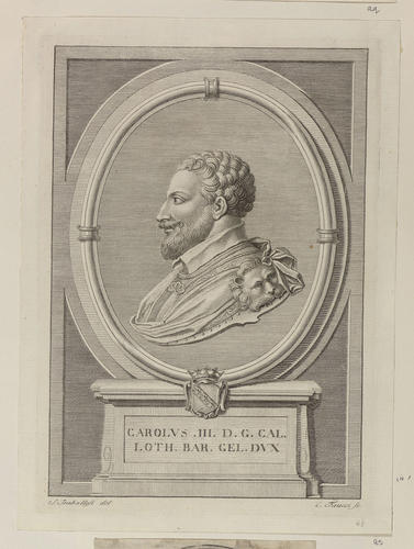 Master: [medals bearing the portraits of the Dukes and Duchesses of Lorraine]
Item: CAROLVS III D. G. CAL LOTH BAR GEL DVX