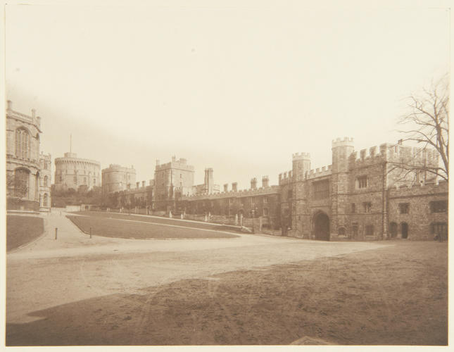View of Windsor Castle from the Lower Ward View of Windsor Castle from the Lower Ward