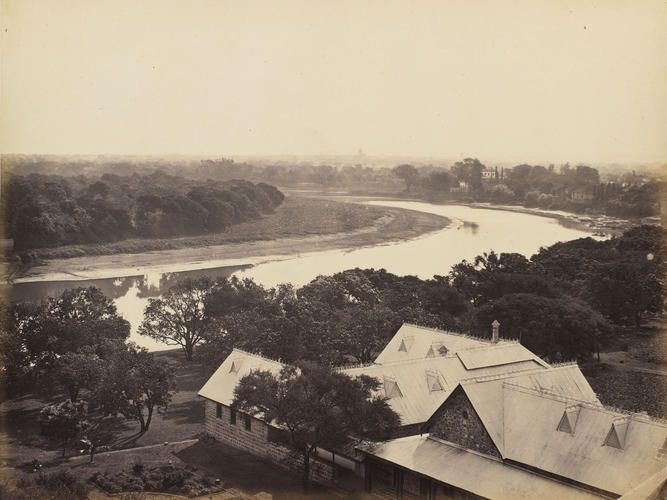 The Mula River looking towards Pune The Mula River looking towards Pune