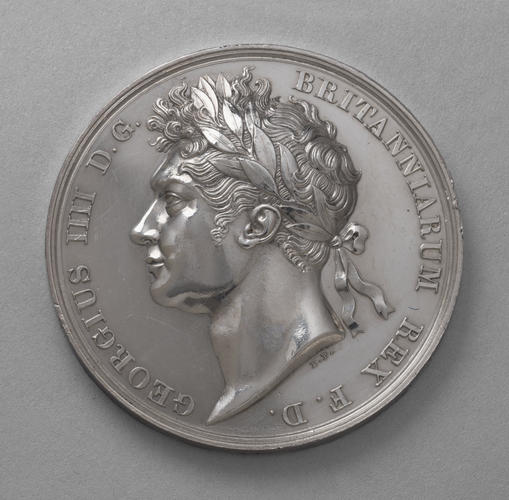 Medal commemorating the Coronation of George IV