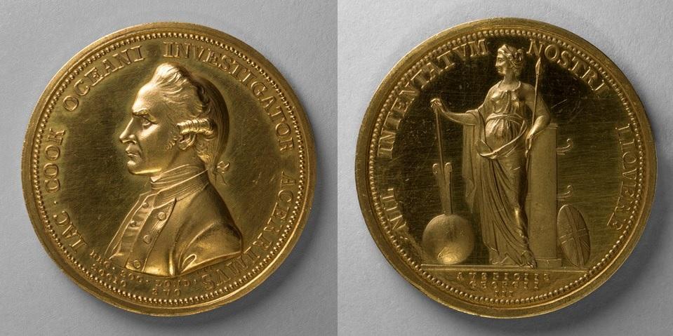 Medal commemorating Captain James Cook