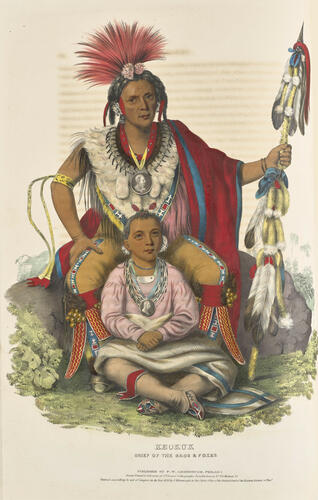 History of the Indian tribes of North America : with biographical sketches and anecdotes of the principal chiefs. Embellished with one hundred and twenty portraits from the Indian Gallery in the Department of War, at Washington ; v. 2 / by Thomas L. M'Kenney. . . and James Hall