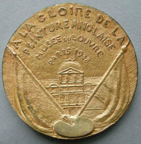 France. Medal commemorating an exhibition of the work of John Constable at the Musée du Louvre, Paris, 1938 France. Medal commemorating an exhibition of the work of John Constable at the Musée du Louvre, Paris, 1938