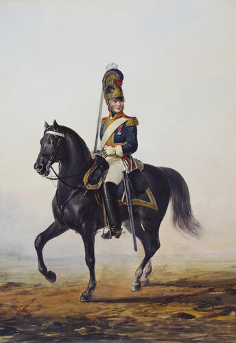British Army. Senior Non-Commissioned Officer, Royal Horse Guards (The Blues). About 1816