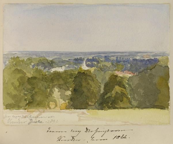 Master: SKETCHES FROM NATURE V. R. 1862 TO 1866
Item: From my Dressing room Windsor