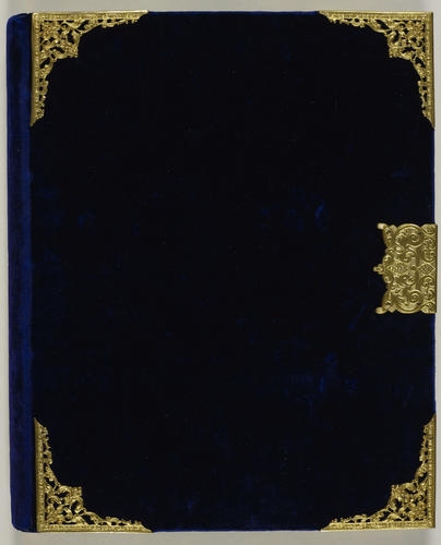 Blue Velvet Album of Hand Coloured Photographs Blue Velvet Album of Hand Coloured Photographs
