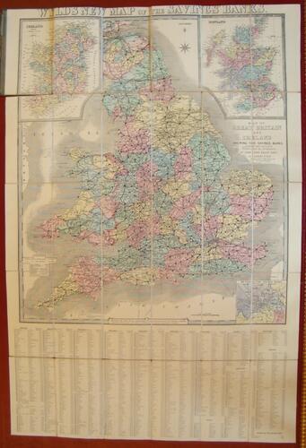 Wyld's new map of the savings' banks Wyld's new map of the savings' banks