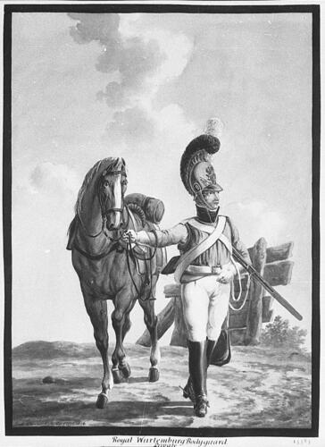 Württemberg Army. Private, Garde du Corps
