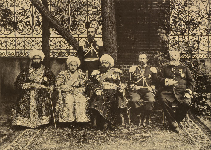 Representatives of the Emirate of Bukhara at the coronation of Nicholas II, Emperor of Russia Representatives of the Emirate of Bukhara at the coronation of Nicholas II, Emperor of Russia