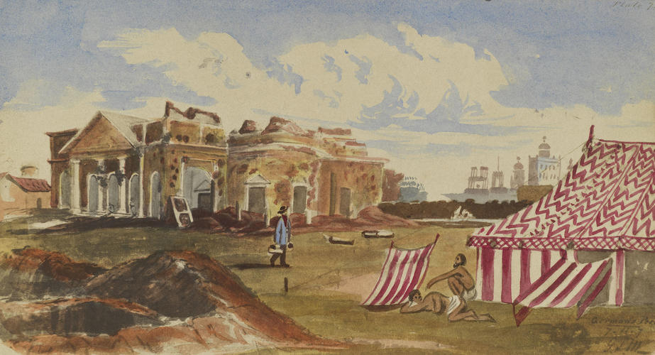 Captain Germon's Post during the Seige of Lucknow Captain Germon's Post during the Seige of Lucknow