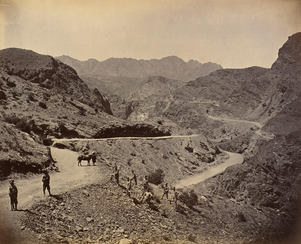 Road built by the Queen's Own Madras Sappers and Miners through Landi Kotal Road built by the Queen's Own Madras Sappers and Miners through Landi Kotal