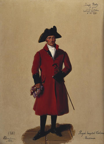 In-Pensioner Joseph Peaty (b. 1762), Royal Hospital Chelsea In-Pensioner Joseph Peaty (b. 1762), Royal Hospital Chelsea