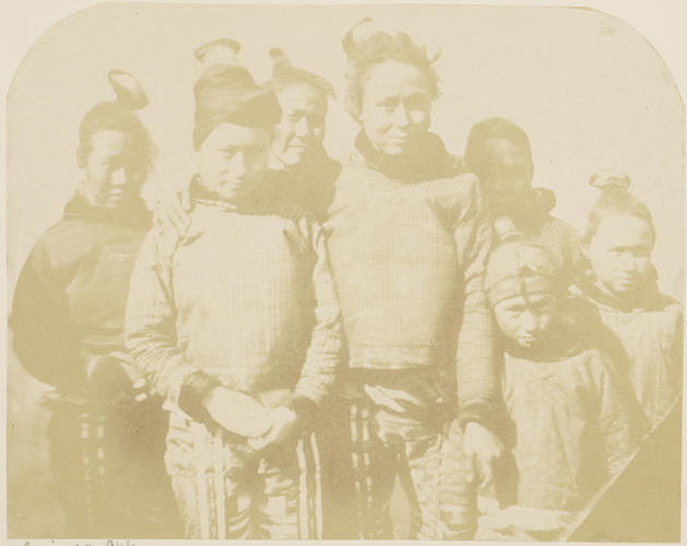 Young Inuit girls