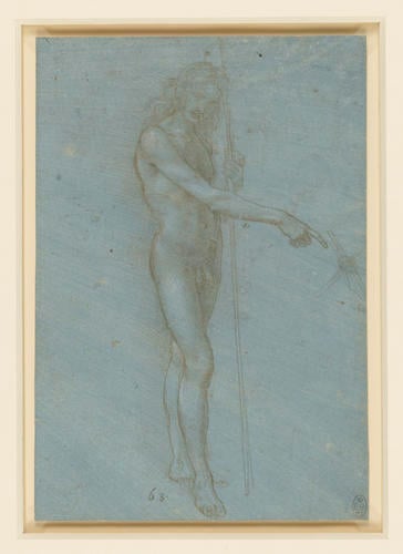 A nude youth as St John the Baptist