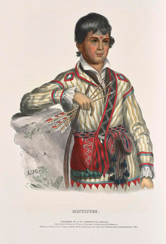History of the Indian tribes of North America : with biographical sketches and anecdotes of the principal chiefs. Embellished with one hundred and twenty portraits from the Indian Gallery in the Department of War, at Washington ; v. 2 / by Thomas L. M'Kenney. . . and James Hall