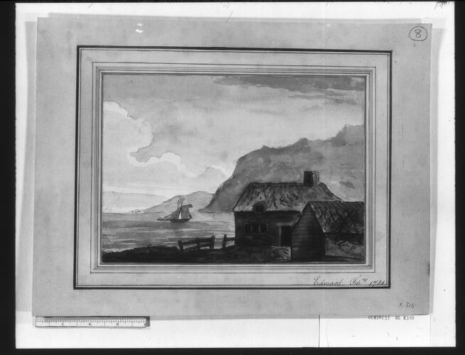 A cottage by the sea