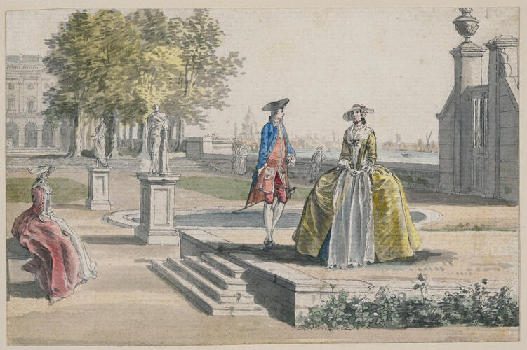 Somerset House Gardens, looking East