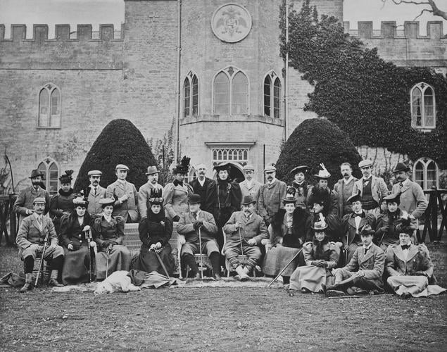 Shooting Party at Blenheim, November 1896