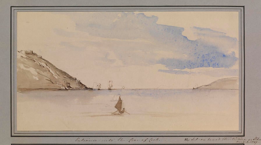 Master: Queen Victoria's Sketchbook 1848-1854
Item: Entrance into the Cove of Cork