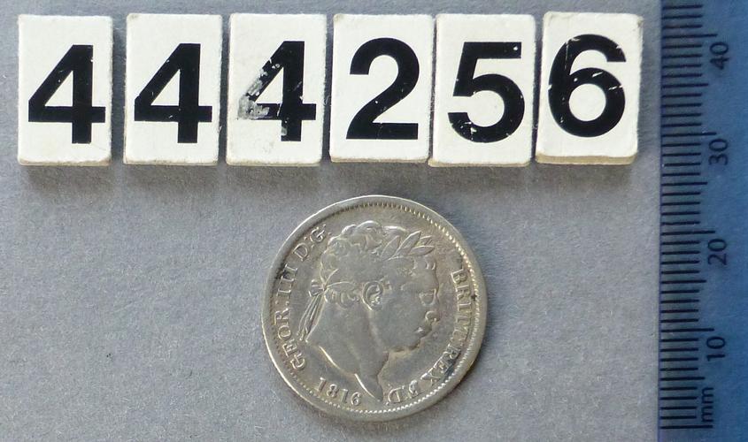 Great Britain. George III shilling, 1816 Great Britain. George III shilling, 1816