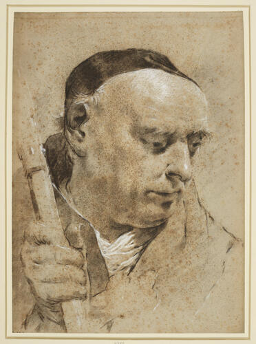 A head of a priest A head of a priest