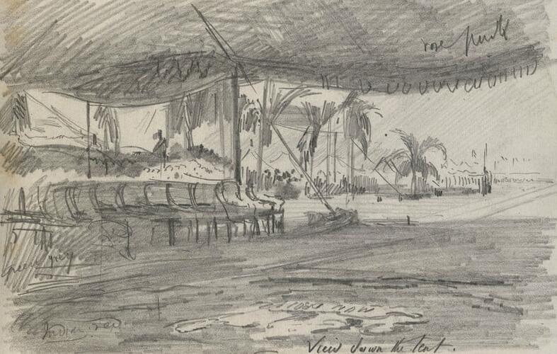 The tent used for the Chapter of the Star of India held in Kolkata, 1 January 1876 The tent used for the Chapter of the Star of India held in Kolkata, 1 January 1876