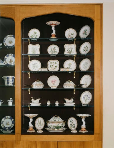 A dinner and dessert service, known as the Flora Danica service A dinner and dessert service, known as the Flora Danica service