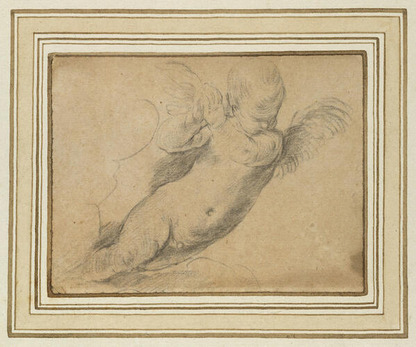 A flying putto A flying putto
