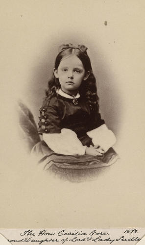The Hon. Cecilia Gore, second daughter of Lord and Lady Sudely. [Photographs, English Portraits. Volume 70. ]